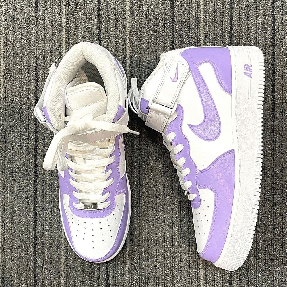 Custom  Air Force 1 Mid Purple