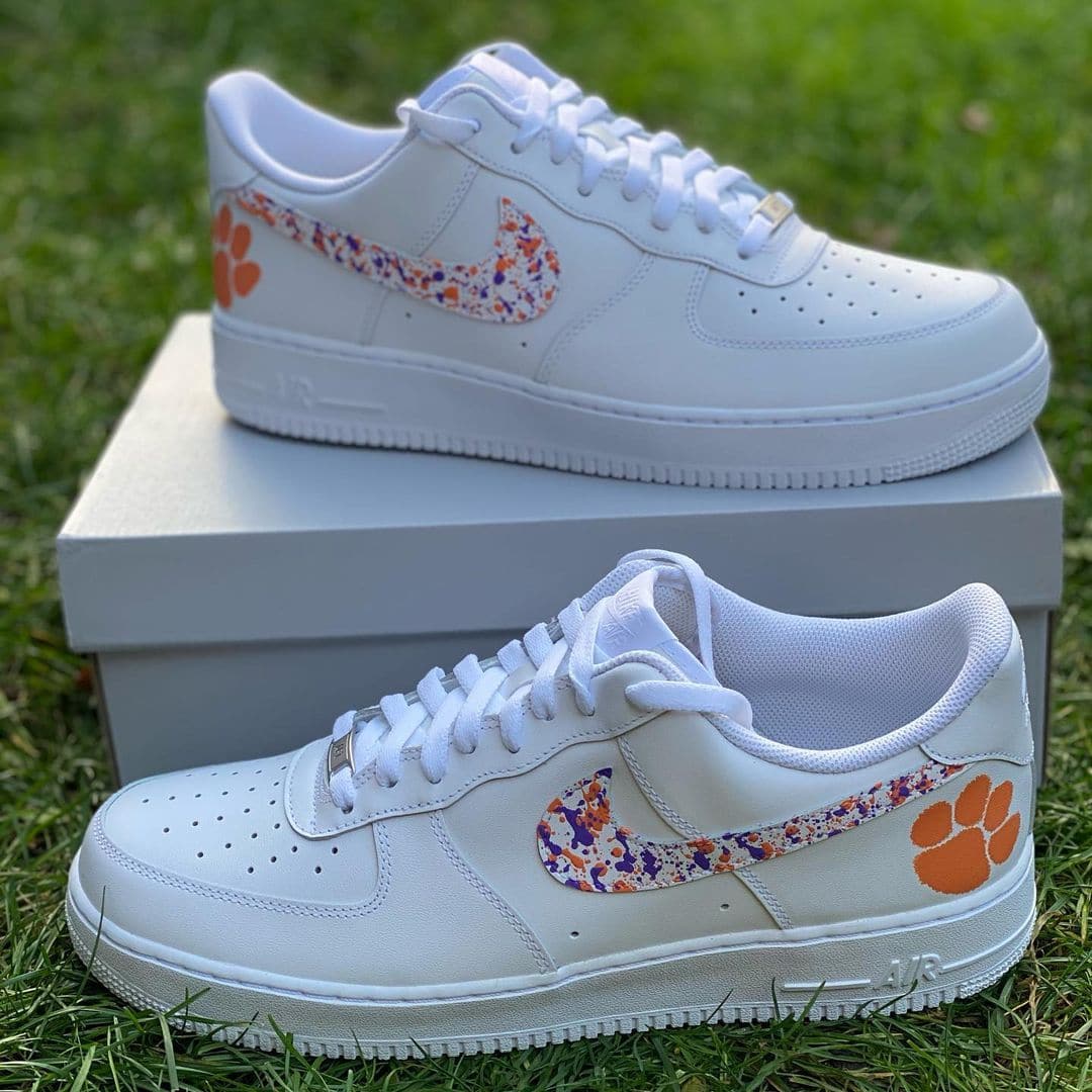 Clemson Custom Air Force 1's