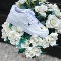 Custom Air Force 1 White Multi Monogram LV