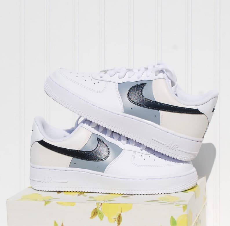 Heel  Custom Air Force 1 Handpainted