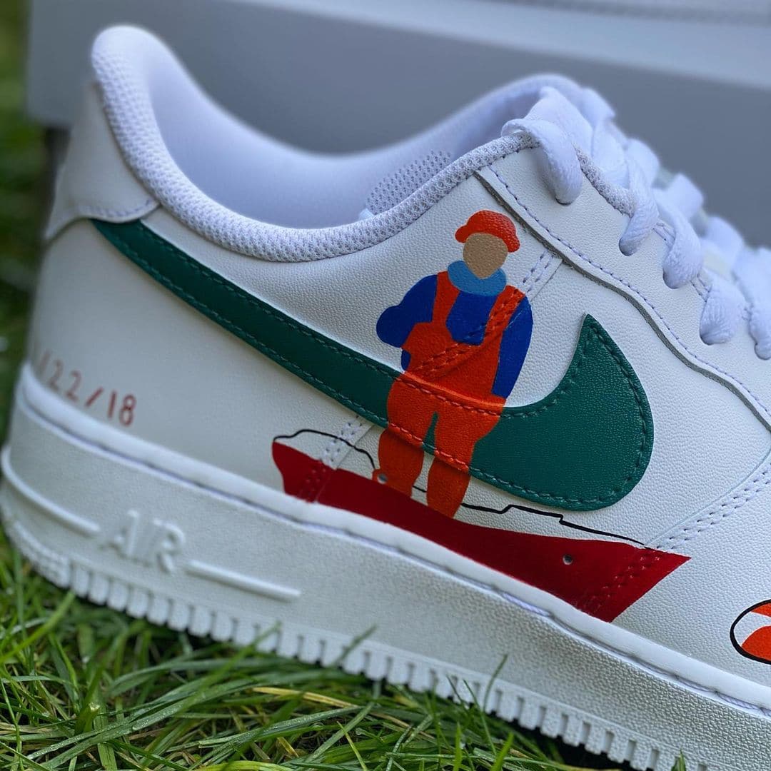 Custom Lil Boat Air Force 1's