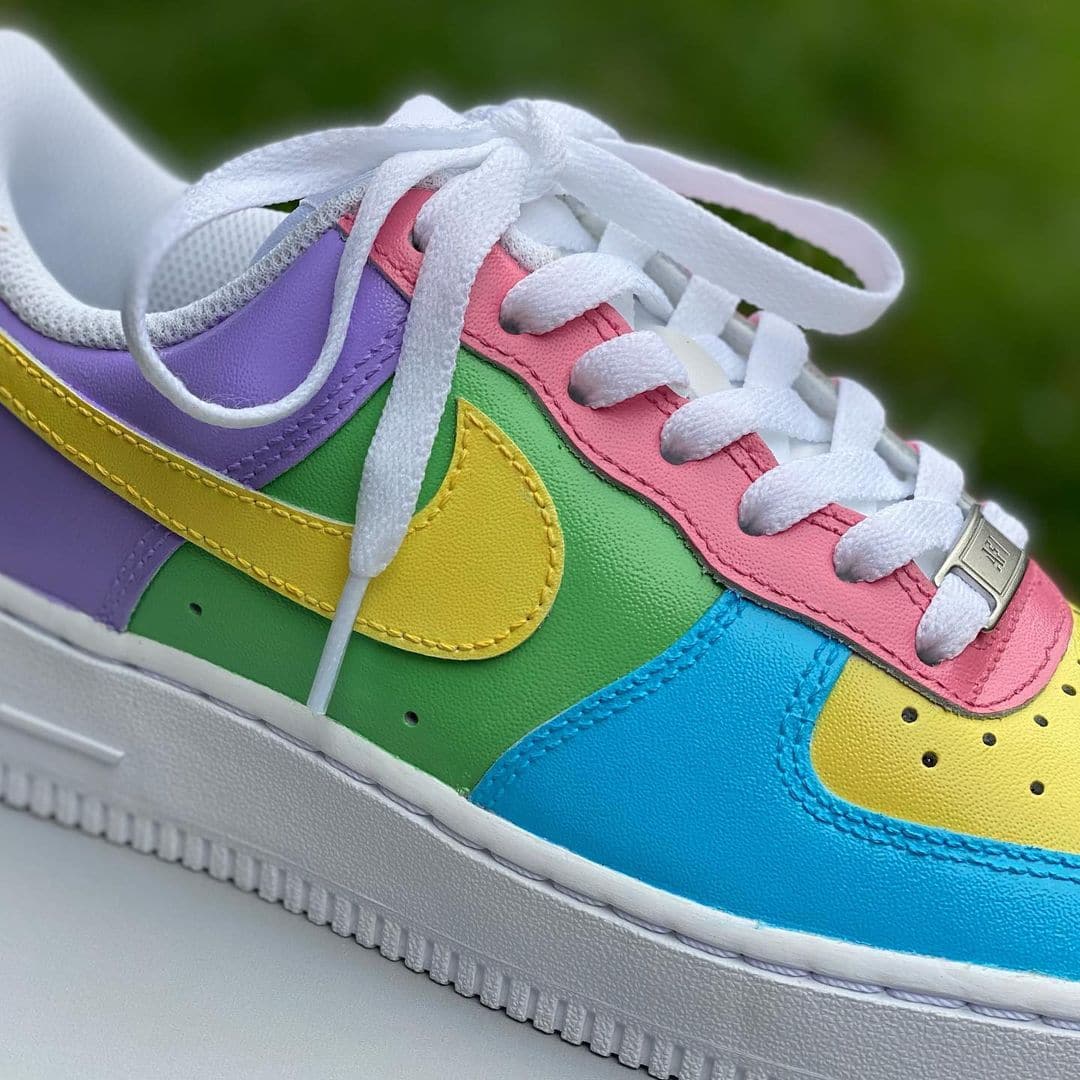 Custom Rainbow AF1's