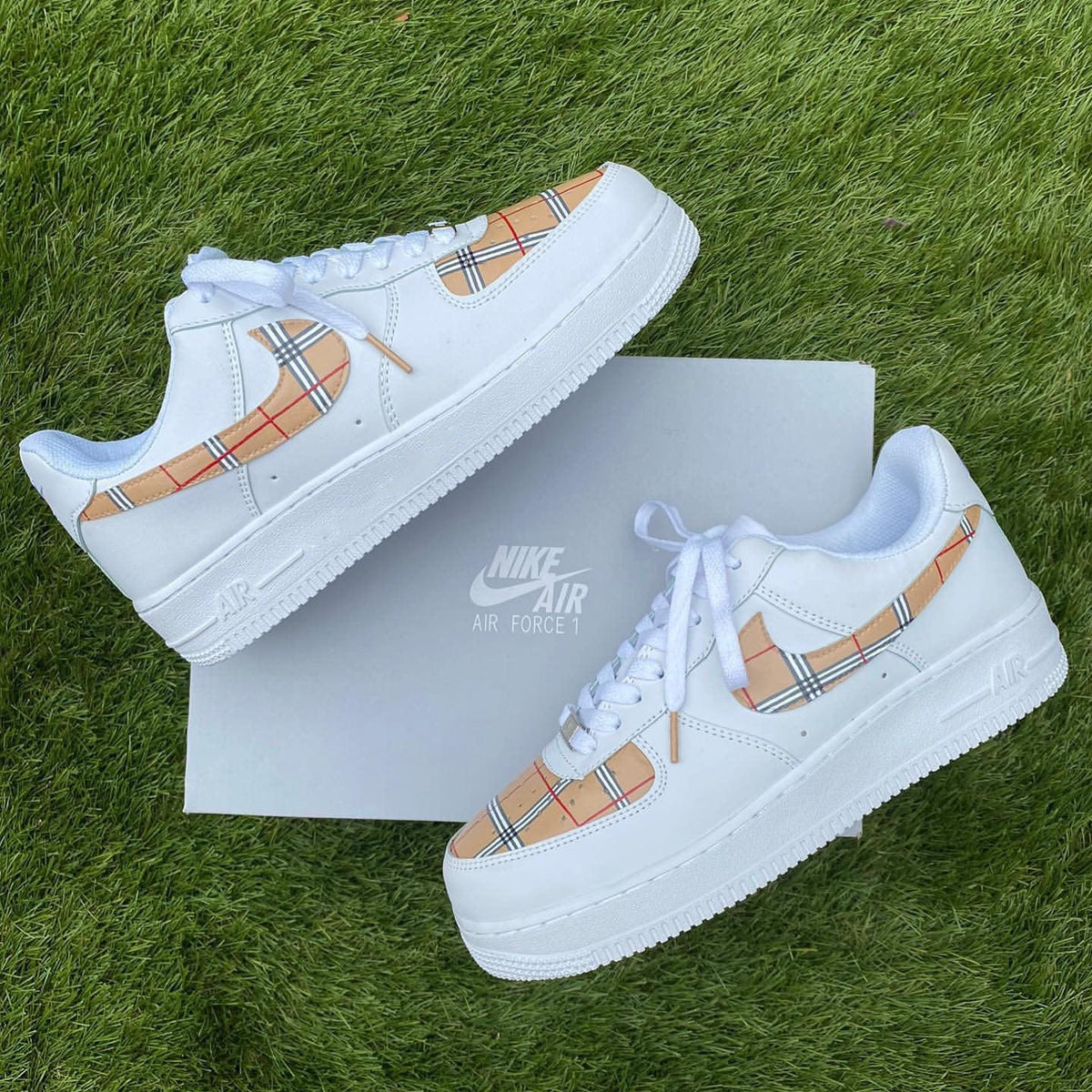 Custom Air Force 1 Burberry