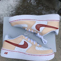 Custom Air Force 1 Beige Dark