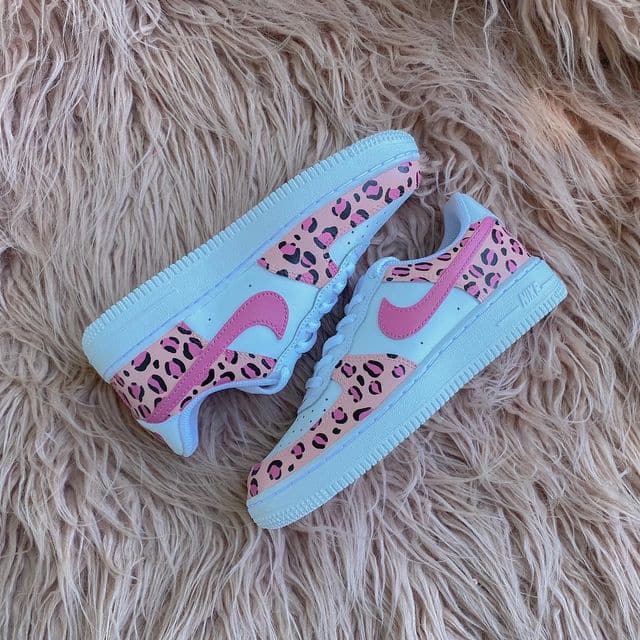 Pink Cheetah AF1's