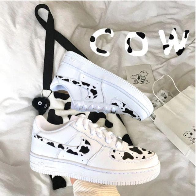Cow print- Moo Force 1's