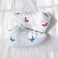Custom Air Jordan 1 Butterfly Pink Blue